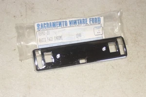 Placa frontal de radio cromada Ford 05951-33 1940 Sacramento Vintage - Imagen 1 de 6