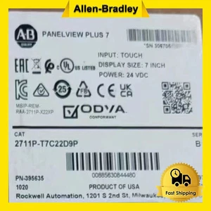 AB 2711P-T7C22D9P PanelView Plus 7 Graphic Terminal New Factory Seal - Picture 1 of 3