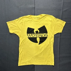 Wu Tang Clan Grafikdruck gelb T-Shirt Größe Large neu mit Etikett - Bild 1 von 5