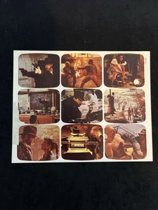 Foglio adesivo vintage anni 80 DBGCI Indiana Jones Raiders Of The List Ark - raro - Foto 1 di 11