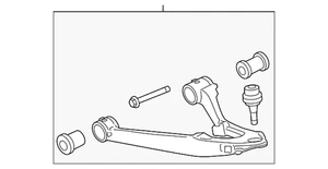 Genuine GM Lower Control Arm 20869202 - Picture 1 of 4