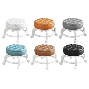 360° Rotating Roller Stool Universal Swivel Casters Heavy Duty Round Sturdy - Picture 1 of 32