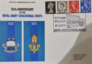 50th Anniversary of The Royal Army Educational Corps, FDC 15 June 1970 - Picture 1 of 2