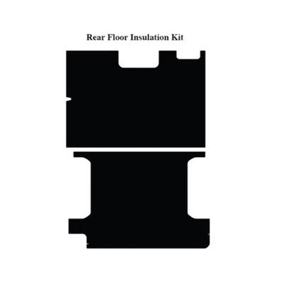 Kit de amortiguador de sonido de aislamiento para piso trasero Ford Econoline Acoustishield 61-64 Foto 1 de 4