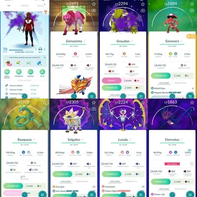 Pokémon Acc Go - Lvl70 - 218 Shiny - 144 Legendary - Image 1 of 4