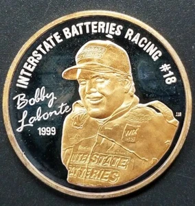 Bobby Labonte .999 1 Oz Nascar Silver Winston Cup Champion Silver Commemorative - Picture 1 of 7