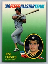1989 Fleer - All Star Team #2 Jose Canseco NM-MT