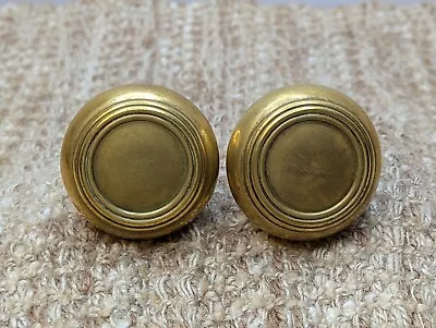 2"  Antique Brass Door Knob Set Door Hardware - Image 1 of 4