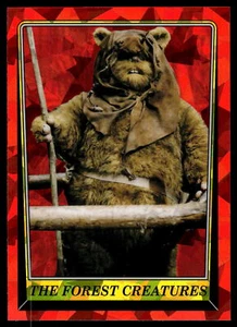 2023 Topps STAR WARS CHROME SAPPHIRE ROTJ THE FOREST CREATURES #89 - Picture 1 of 2