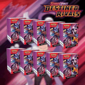 🔴10x Pokémon TCG SV10 Destined Rivals Booster Bundle - x10 Bundles SEALED - Picture 1 of 6