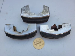 3x 72-74 Karmann Ghia Bumper Guards Rubber Impact Strips Front Rear Left Right - Picture 1 of 24