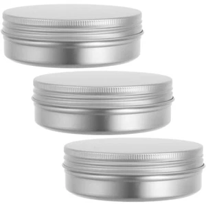 Contenedor de viaje de jabón con tapa latas de almacenamiento 3 piezas caja de aluminio - Imagen 1 de 12