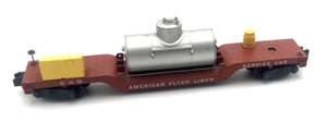 Spur S American Flyer Lines Post War Service Maintenance Flat Car 948 - Bild 1 von 5