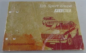 Instrucciones Servicio / Manual Fiat 128 Deporte Coupé Stand 09/1973 - Imagen 1 de 5