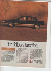 "Original 1990 Oldsmobile Cutlass Calais Magazin Anzeige ""Spaß folgt Funktion" - Bild 1 von 1