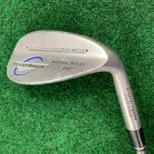PureSpin Diamond Face Scoring Wedge Nickel Steel 56 Sand Wedge SW steel step RH - Picture 1 of 7