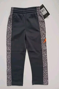 Brand New Jordan Jumpman Therma-Fit Gray Orange Logo Geometric Sweatpant Sz.4XS - Picture 1 of 9
