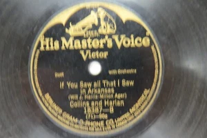 Collins & Harlan - VICTOR 18387 - If You Saw all That I Saw in Arkansas - Imagen 1 de 2