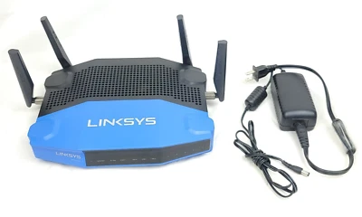 Linksys WRT1900AC AC1900 Dual-Band 4 Port Gigabit USB WiFi Router w/ Power Cable - Image 1 of 4