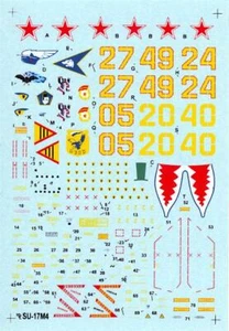 Hi Decals 1/72 Suchoi Su-17M4 ""FITTER K"" russischer Düsenjäger - Bild 1 von 8