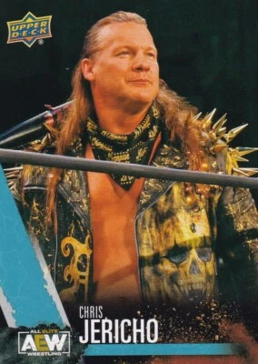 Chris Jericho 2022 AEW Pro Wrestling Trading Card Upper Deck #54 WWE Wrestler - Image 1 of 3