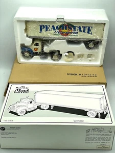 1:34 First Gear Model B-61 Mack Peachstate Motorsports Tractor Trailer #19-1272 - Picture 1 of 4