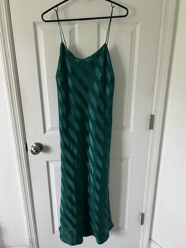 UNDERCOVER Camicia da notte Victoria's Secret G Label vintage lunga verde taglia media rara