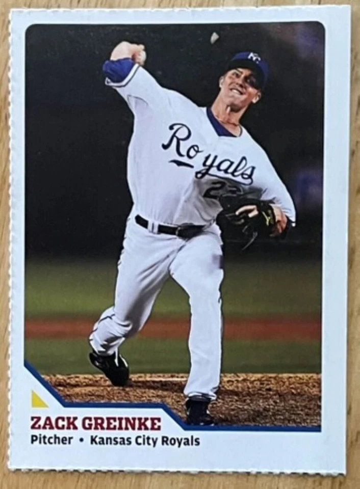 ZACH GREINKE, 2010 "SI FOR KIDS" CARD, BASEBALL STAR - Image 1 of 1