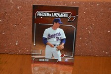 BASEBALL CARD 2003 DONRUSS ESTRELLAS PRECISION DE LANZAMIENTO NOLAN RYAN