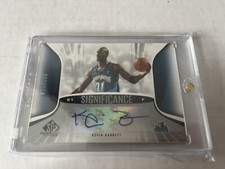 2006-07 Upper Deck SP Game Used Significance Auto Kevin Garnett 033/100
