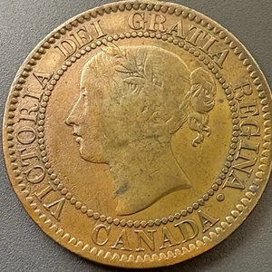 🇨🇦🇨🇦1859 Moneda de un centavo grande Canadá excelente estado XF/AU🇨🇦🇨🇦 - Imagen 1 de 4