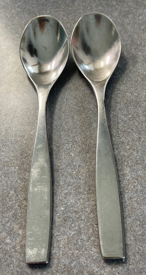 LOTE de 2 Cucharas Rosenthal "CLÁSICAS MODERNAS" PLATEADAS Ovaladas Lugar Sopa Alemania Foto 1 de 4