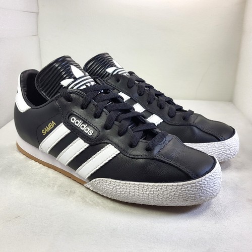 ADIDAS Samba Scarpe da Ginnastica Uomo in Pelle Nero Bianco UK7 (X03)