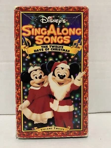 Disney Sing Along Songs - The Twelve Days of Christmas Volume 12 VHS - Picture 1 of 6