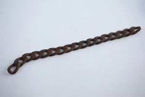 Heavy Antique Curb Link Chain (S6L-6/JSF6) 22.5 Welded Links Forged Steel - Picture 1 of 7