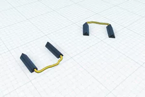 Cales de roues "type plastique" pour jets modernes-1/32 (Mirage-Jaguar-Rafale) - Photo 1/4