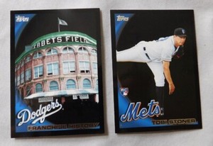 2010 Topps Baseball Walmart Black #1-250 Baseball Card Pick one