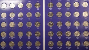 1999- 2008 Entire Washington Statehood Quarter 25c 50 Coin Finished Collection - Picture 1 of 5