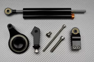 Yamaha YZF R6 2008-2016 Black Steering Shock Complete Kit + Anchors - Picture 1 of 3