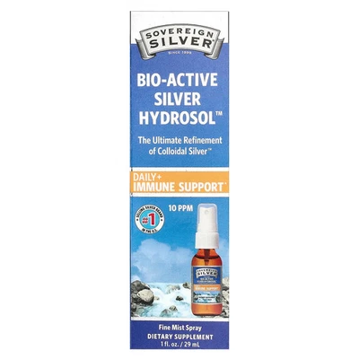 Bio-Active Silver Hydrosol™, spray de niebla fina, 10 ppm, 1 fl oz (29 ml) Foto 1 de 3