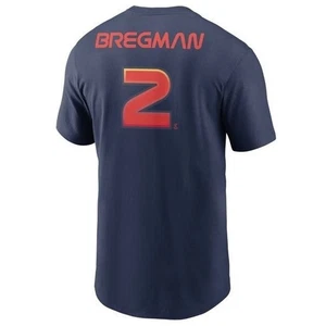 Nike Women's Houston Astros Space City Go for Launch Bregman Tee Navy 2XL $40 - Picture 1 of 6