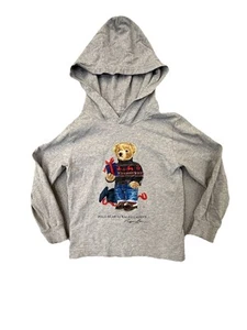 Polo Bear by Ralph Lauren Christmas Kid's Sweatshirt Size 6 Cozy Warm - Picture 1 of 6