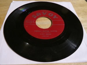 Nappy Brown 45 - Piddily Patter Patter - Savoy 451162  (Label & Title Variation) - Picture 1 of 2