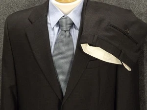 Ralph Ralph Lauren Anzug 42 L 36 x 31,5 grau kariert Wolle Kaschmir Bundfaltenhose 2 Btn - Bild 1 von 18