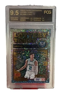 20 20-21 Panini Contenders Lottery #4 LaMelo Ball graded FCG 9.5 - Bild 1 von 2