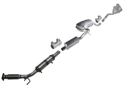 Converter Resonator Rear Muffler For Volkswagen Jetta 2005-2010 2.5L BGQ Engine - Image 1 of 4
