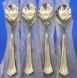 4 - Oneida Deluxe SPRING GLEN Glänzend Blumen Edelstahl Besteck ZUCKERLÖFFEL Neu! - Bild 1 von 8