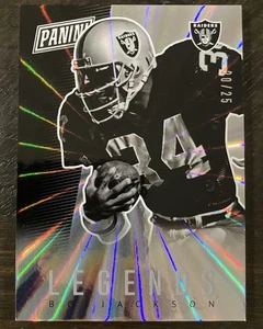 BO JACKSON 2017 PANINI THE NATIONAL #LEG9 LEGENDS FOIL #20/25 🔥🔥🔥 - Picture 1 of 3