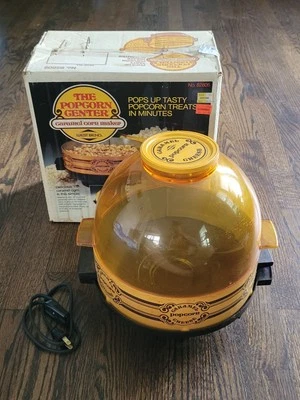 West Bend Vintage 70’s 82805 Popcorn Center Carmel & Cheese Popcorn Maker TESTED - Изображение 1 из 4