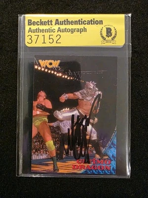 Ultimo Dragon Signed 1998 Topps WCW/nWo #29 Autograph Rookie Card RC Beckett BAS - Image 1 of 3